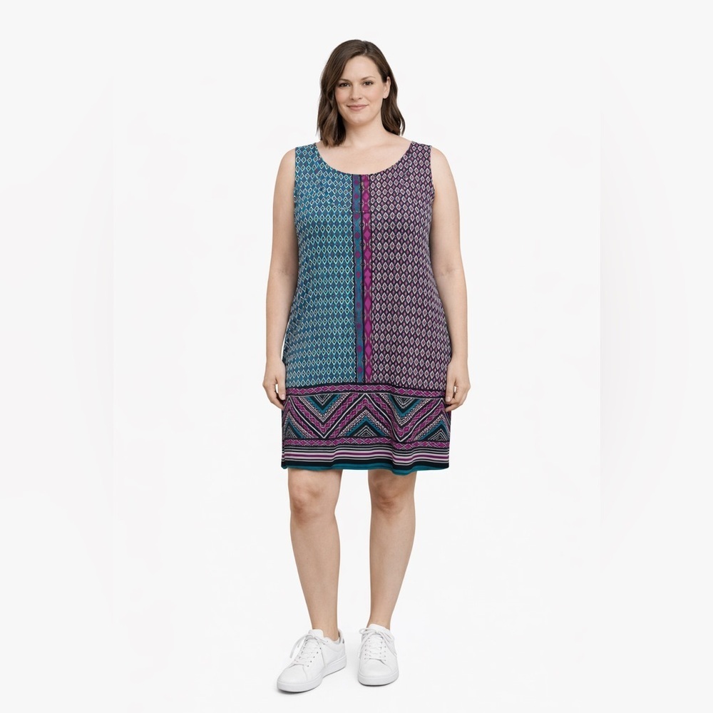 Style and Co. geometric mini dress. Size XL.